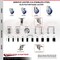 Service Caster 4 Inch 316SS Blue Polyurethane 3/8 Inch Threaded Stem Caster Lock Brake, 2PK SS316TSTTL20S414-PPUBBLUE-381615-2S2 - alternate 3